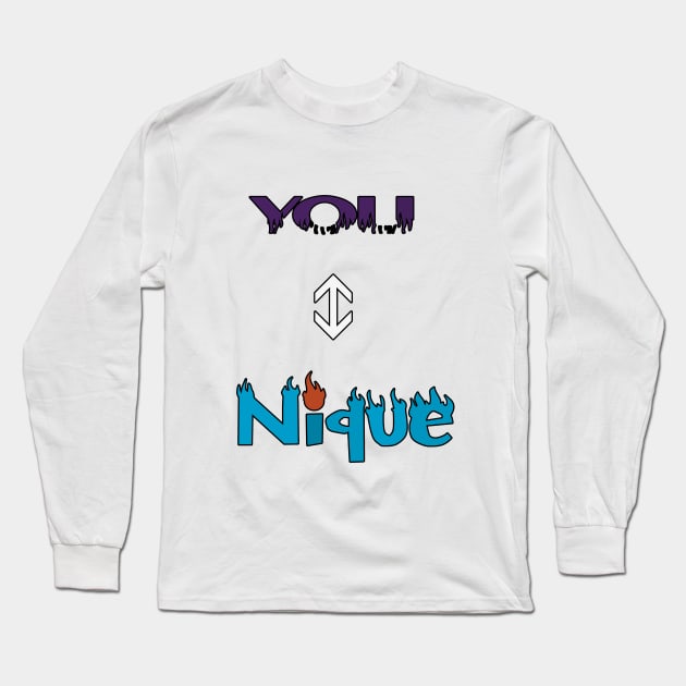 You-Nique Long Sleeve T-Shirt by DesigningJudy